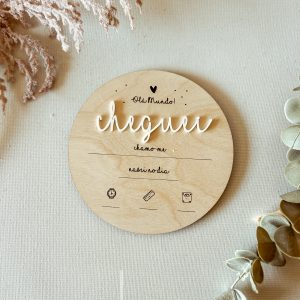 PLACA EVOLUTIVA DADOS DE NASCIMENTO