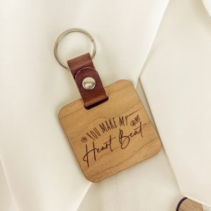 PORTA CHAVES DETALHE COURO