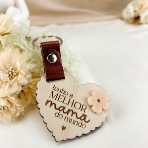 PORTA CHAVES DETALHE COURO