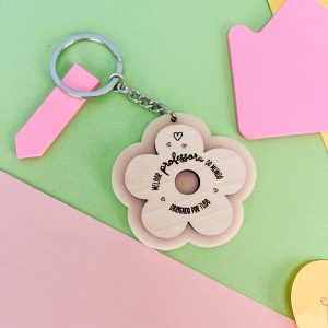 PORTA CHAVES FLOR